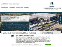 Tablet Screenshot of ipsenindustrialpacking.com
